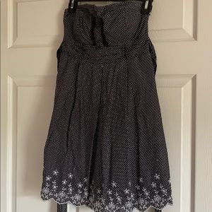 Speechless black and white polka dot dress